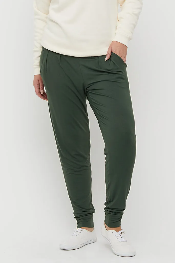 Softline Slouch Pants - Forest