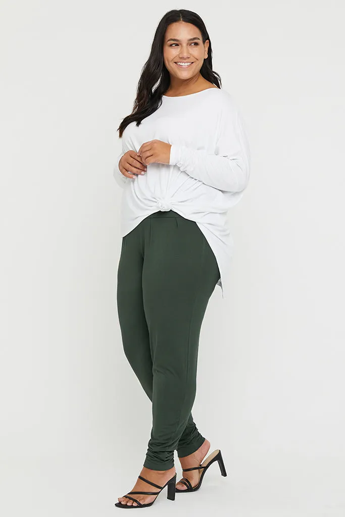 Softline Slouch Pants - Forest