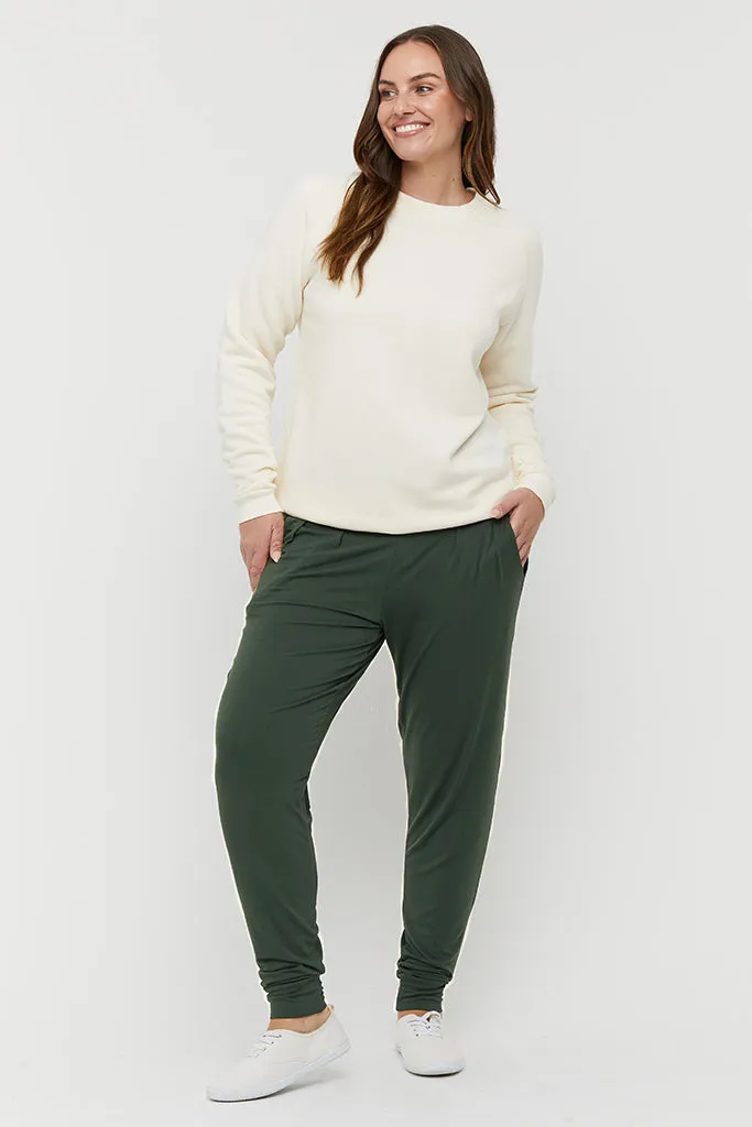 Softline Slouch Pants - Forest