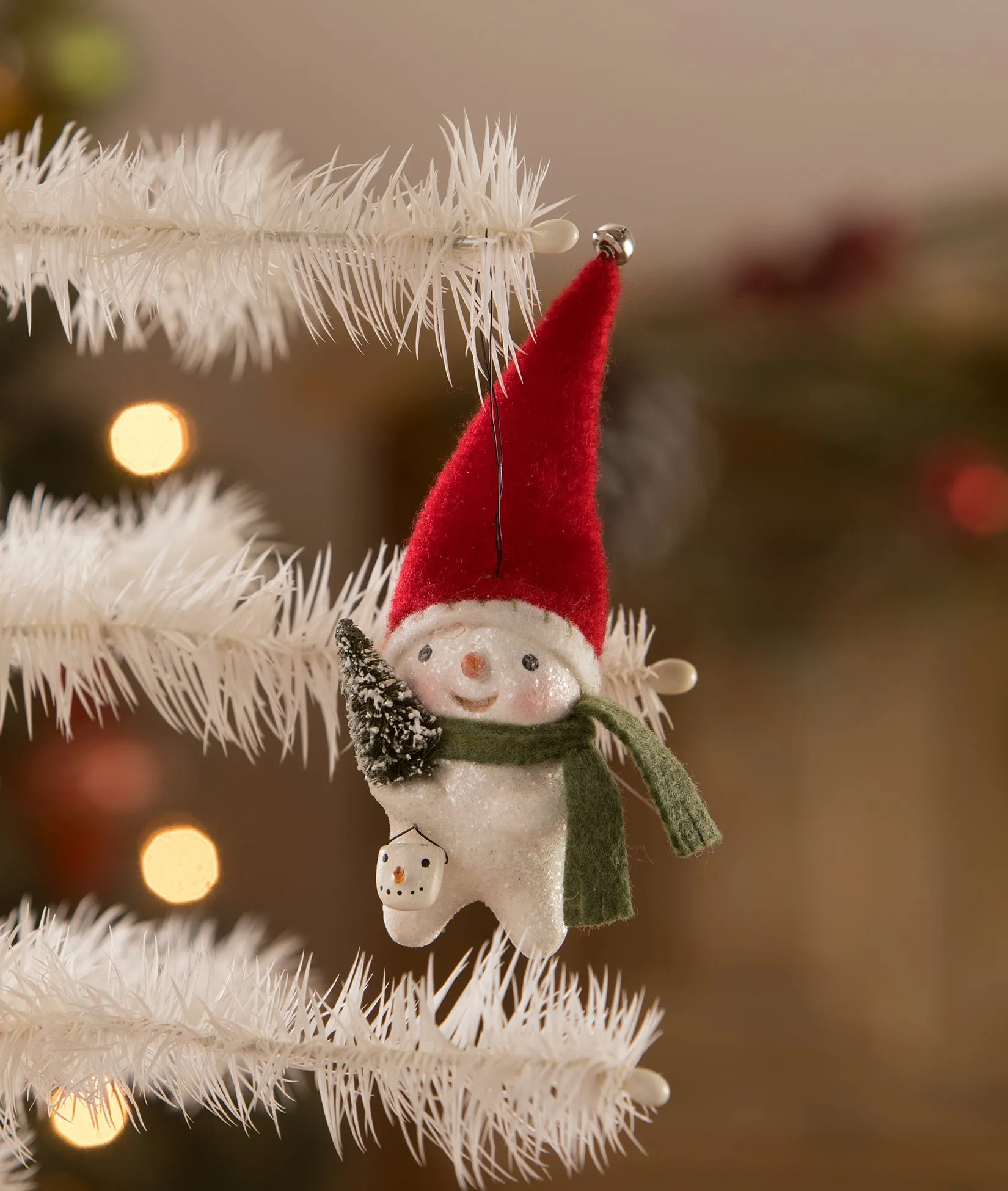 Stocking Cap Snowman Ornament - MA1071