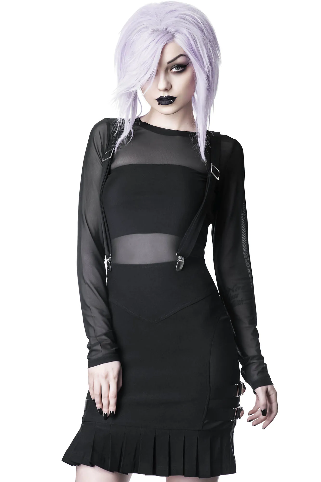 Synth Suspender Skirt