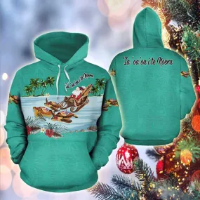 Tahiti Turtle Christmas All Over Print 3D Hoodie For Men And Women, Christmas Gift, Warm Winter Clothes, Best Outfit Christmas