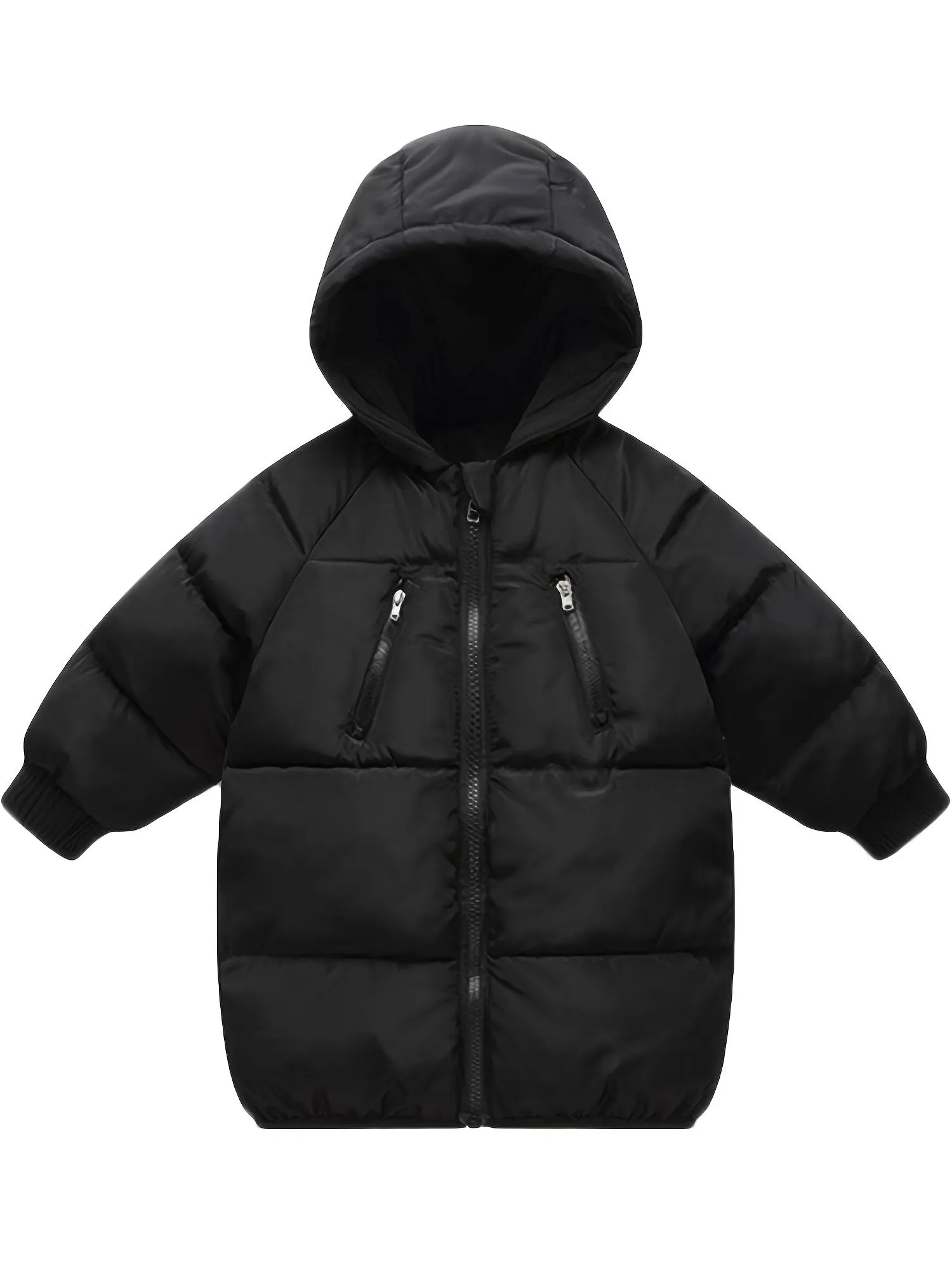 Toddler & Little Boys Quilted Winter Wonderland Jacket - Ultra-Warm Hooded, Zip-Up, Casual Style Outerwear for Chilly Days