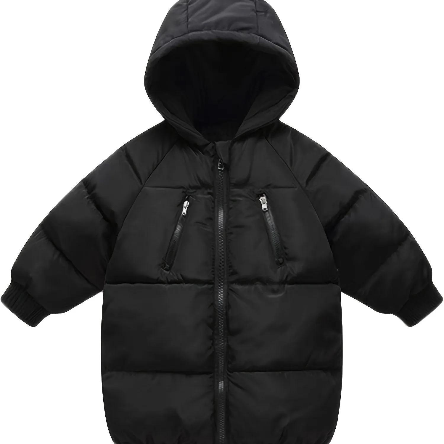 Toddler & Little Boys Quilted Winter Wonderland Jacket - Ultra-Warm Hooded, Zip-Up, Casual Style Outerwear for Chilly Days