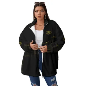 TRP Matrix 01 Ladies Designer Full Zip Plus Size Teddy Coat