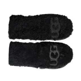 UGG Curly Pile Flip Black Mitten - Women's