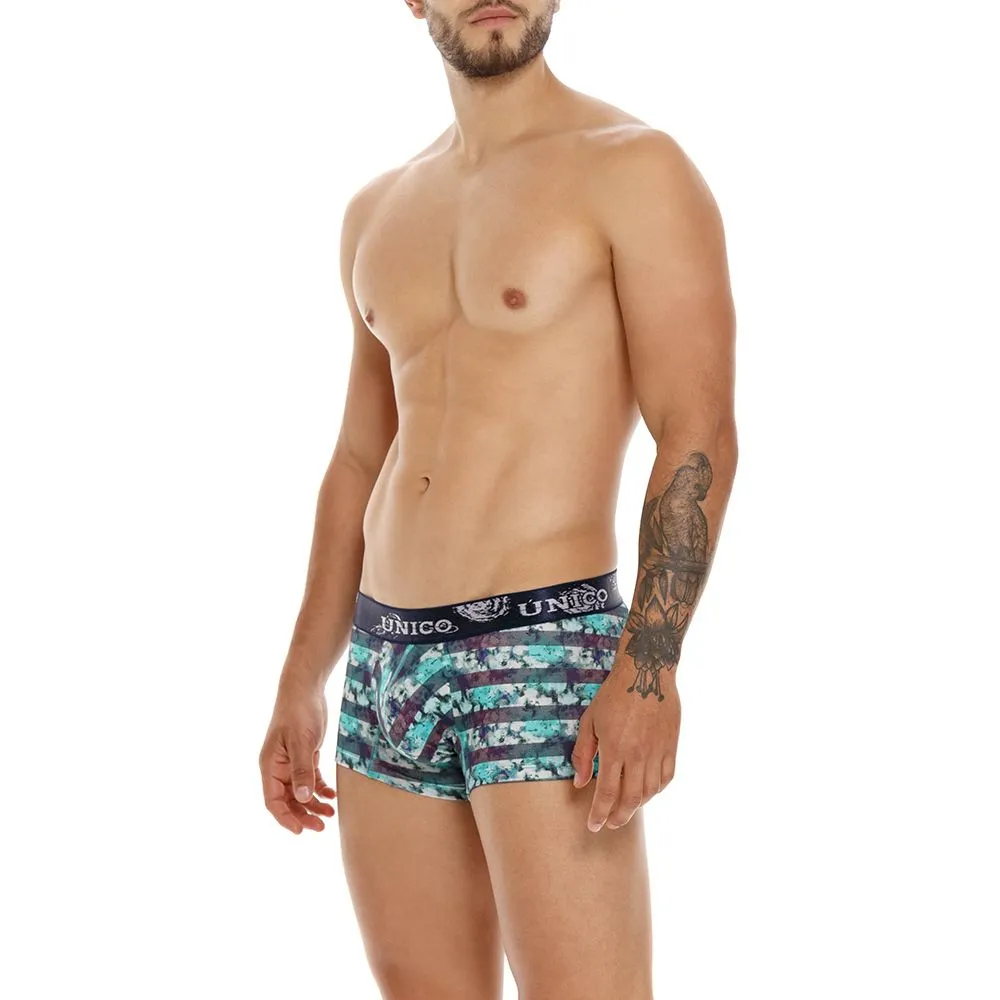 Unico 22100100111 Espuma De Mar Trunks Color 90-Printed