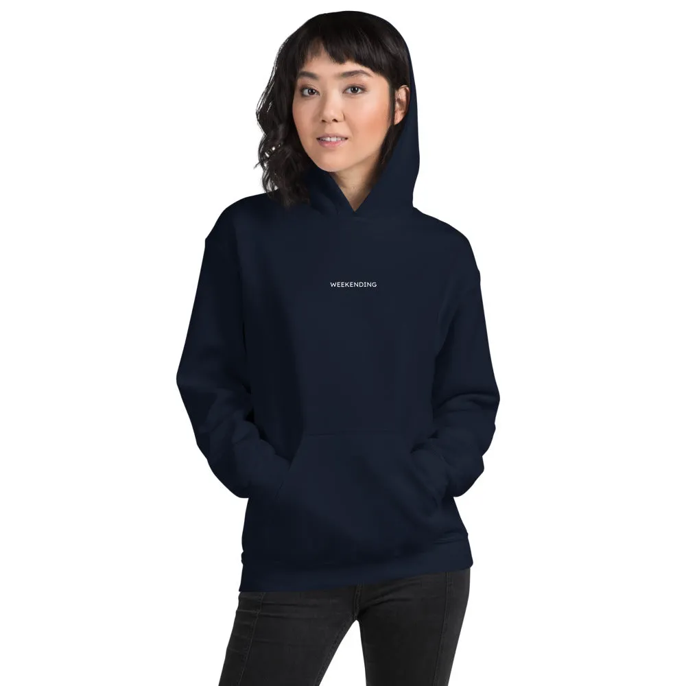 Weekending Hoodie in Black, Navy or Dark Grey