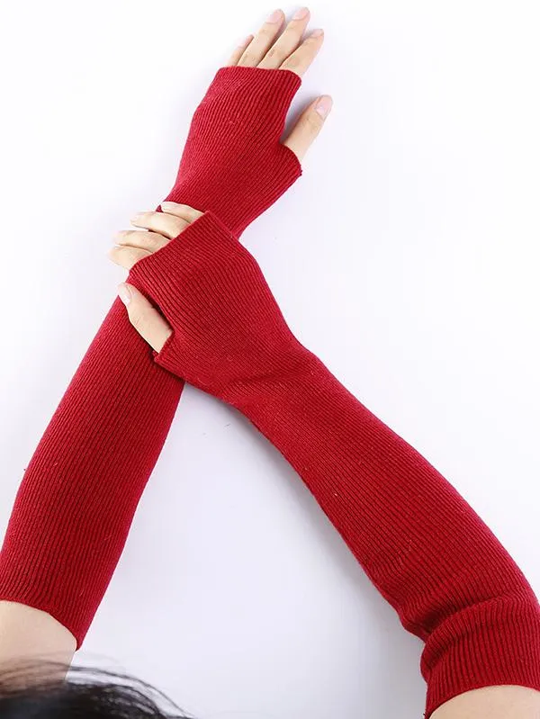 Wenkouban-Black Friday Christmas Thanksgiving Knitted 7 Colors Sleevelet Accessories