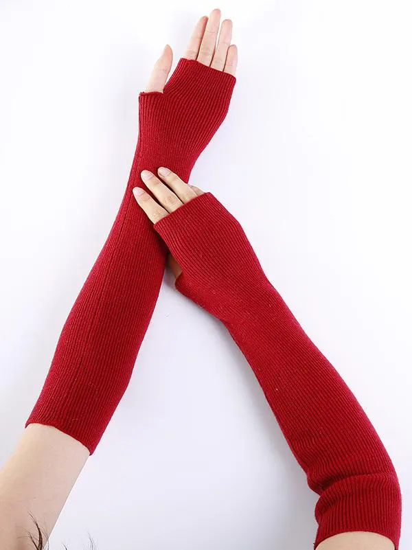 Wenkouban-Black Friday Christmas Thanksgiving Knitted 7 Colors Sleevelet Accessories