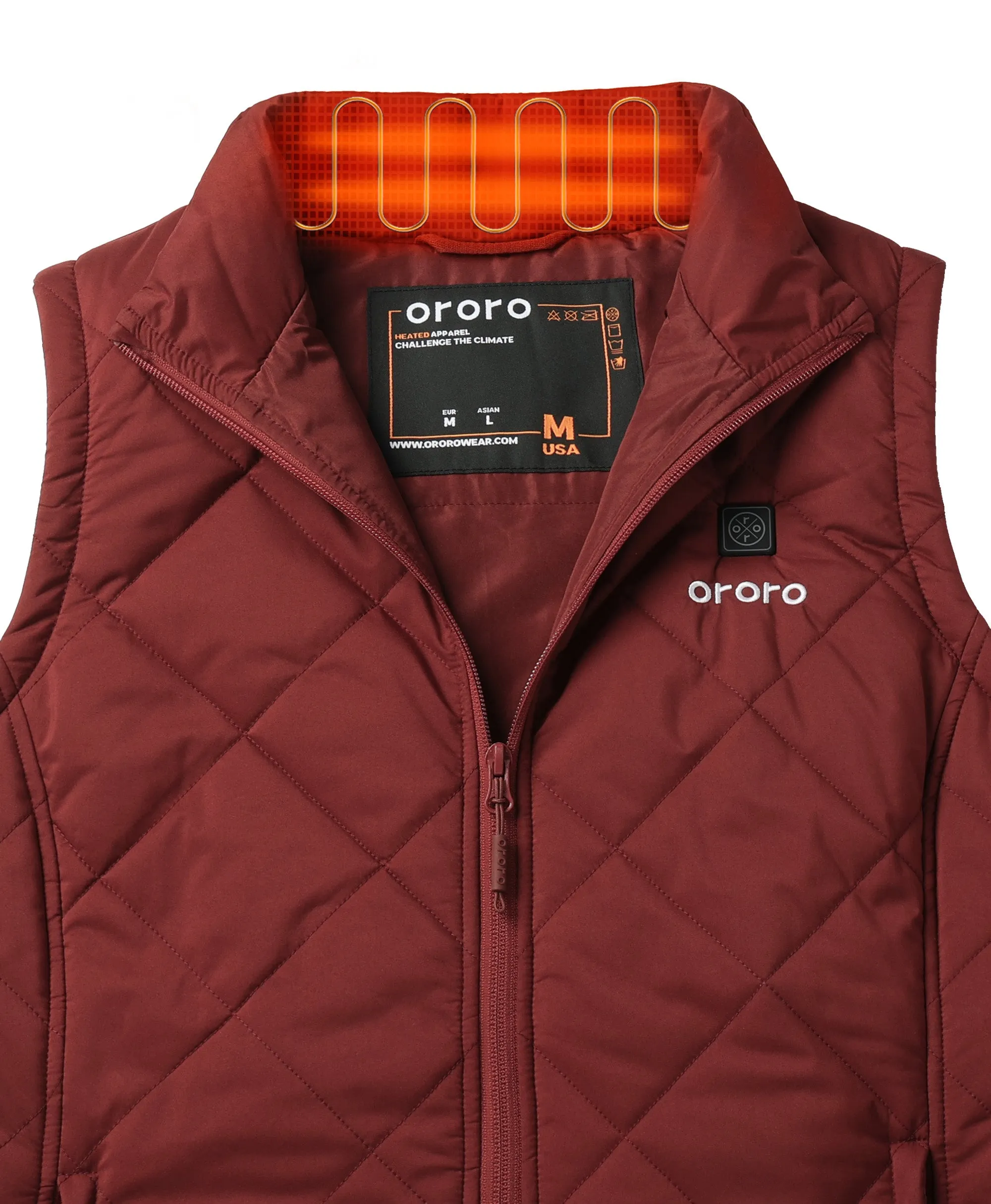 Women's Heated Quilted Vest (Apparel Only)