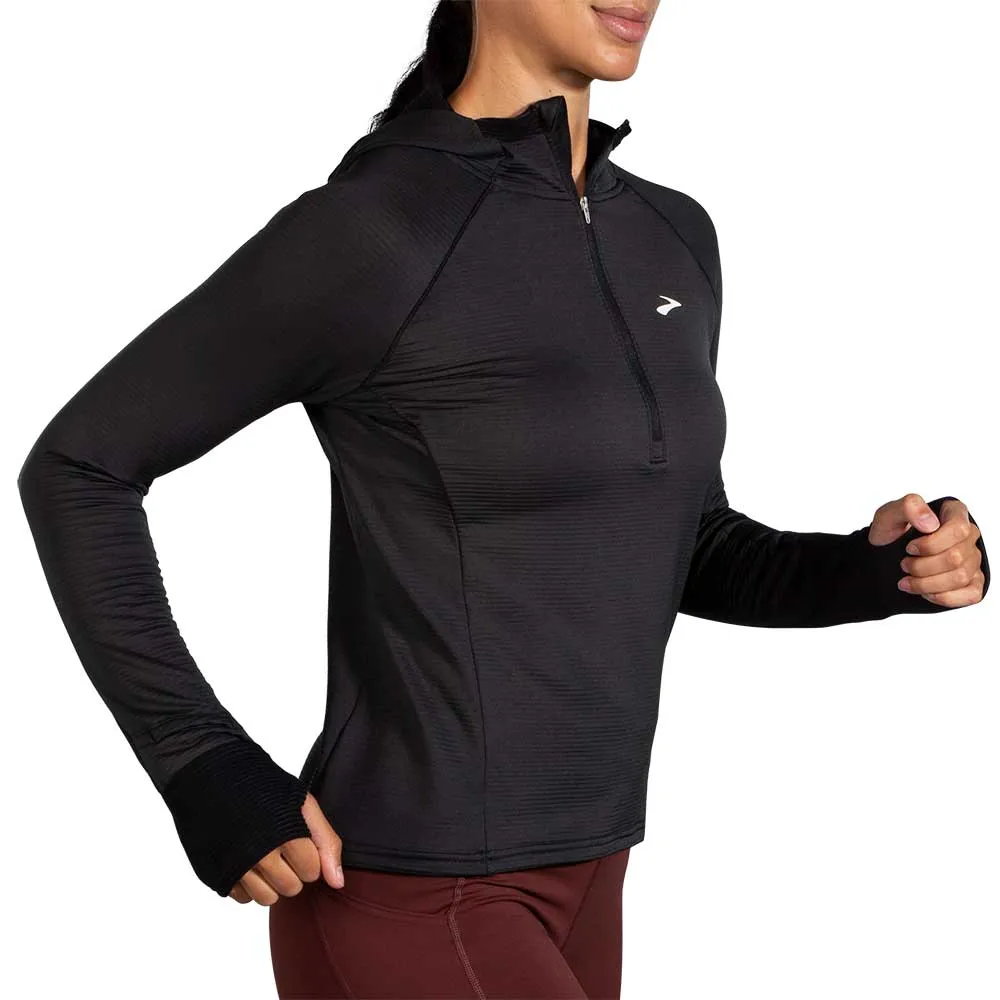 Women's Notch Thermal Hoodie 2.0 - Black