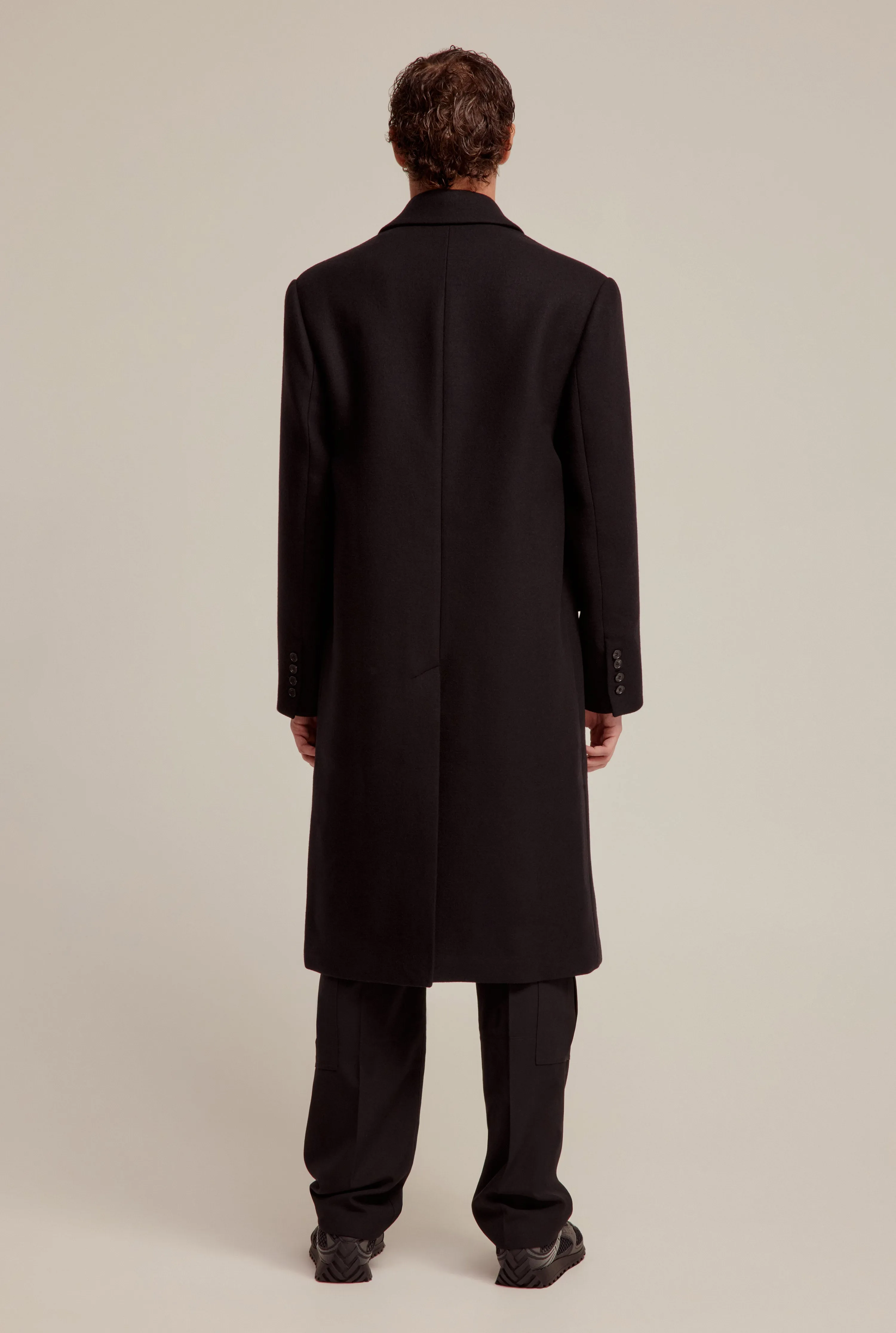 Wool Coat - Black