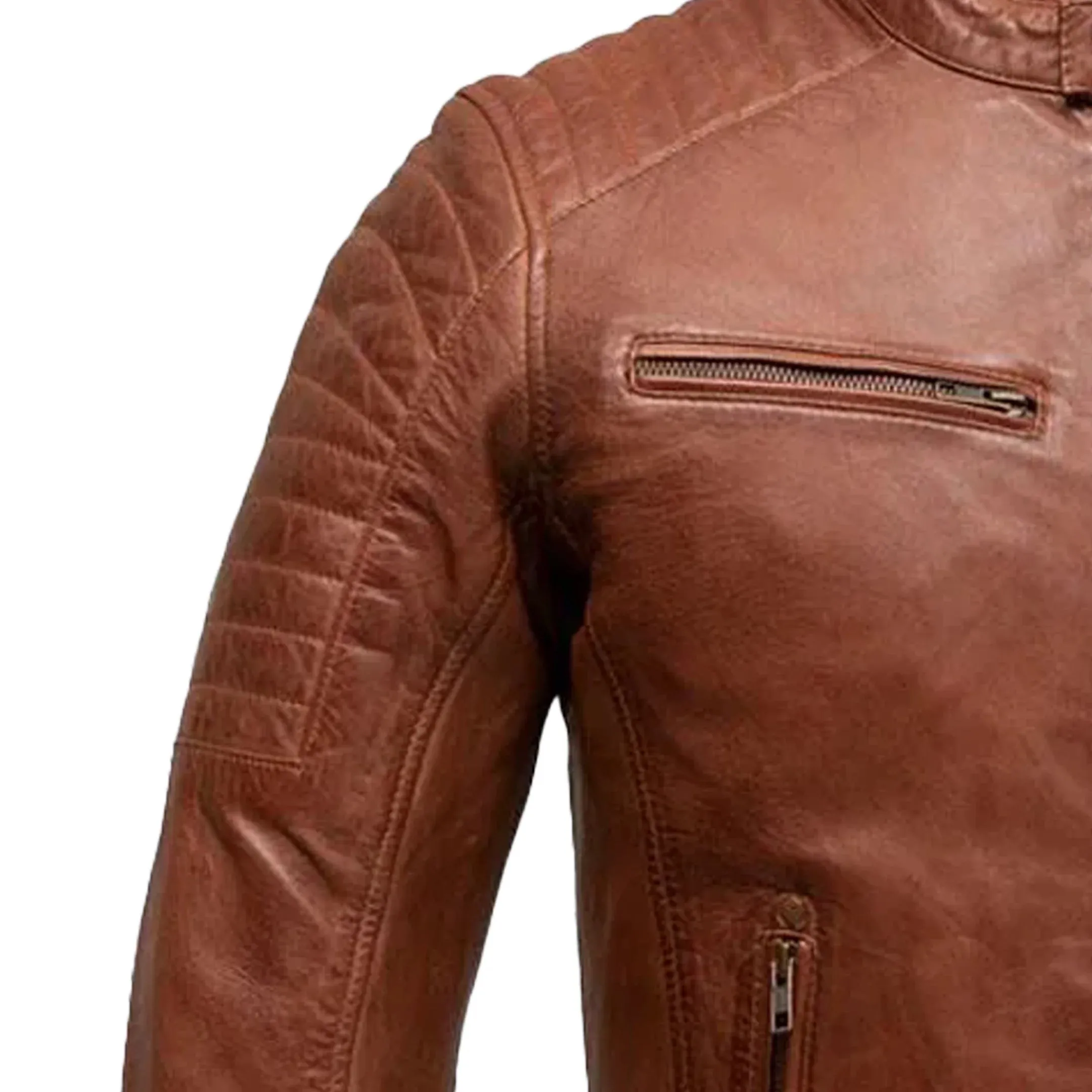 Zack Men's Fashion Leather Jacket