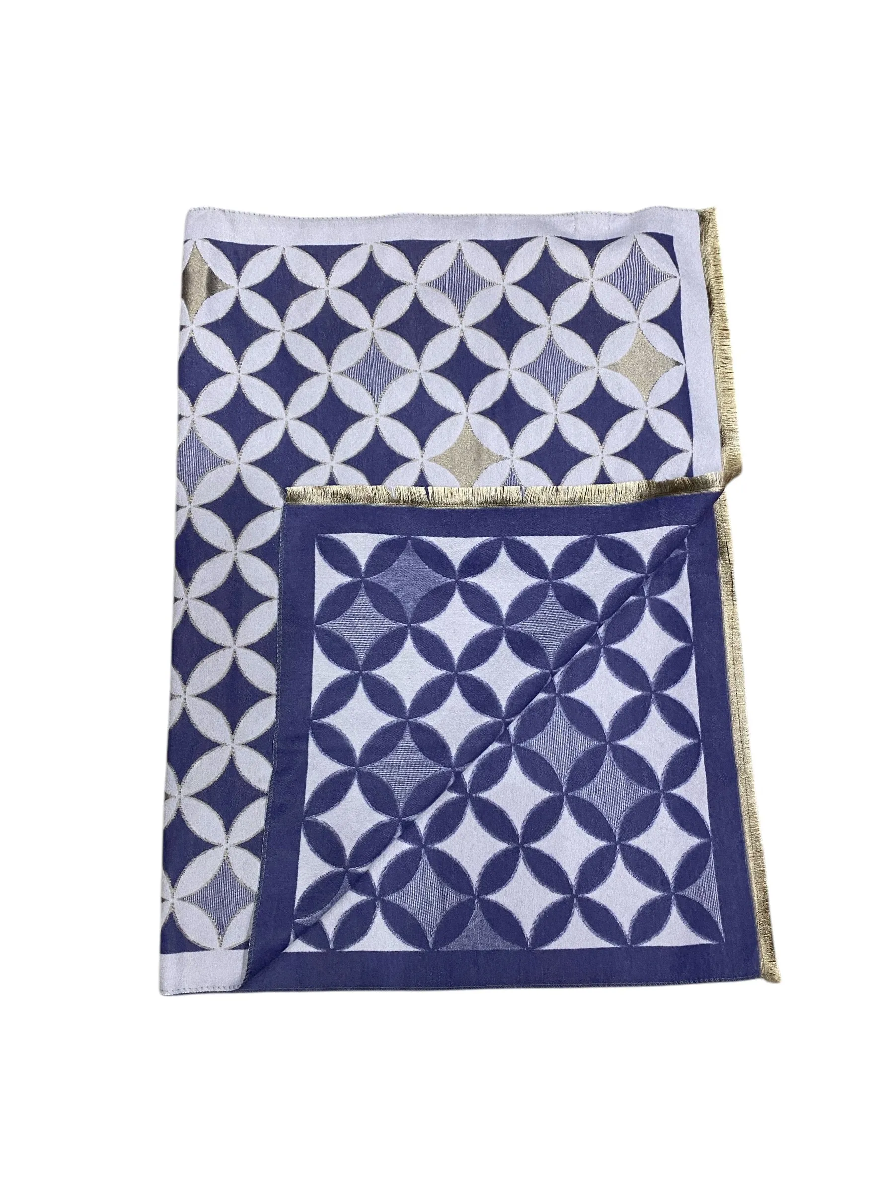 Zelly 10494 Geometric Print Scarf Style Wrap (3 Colours)